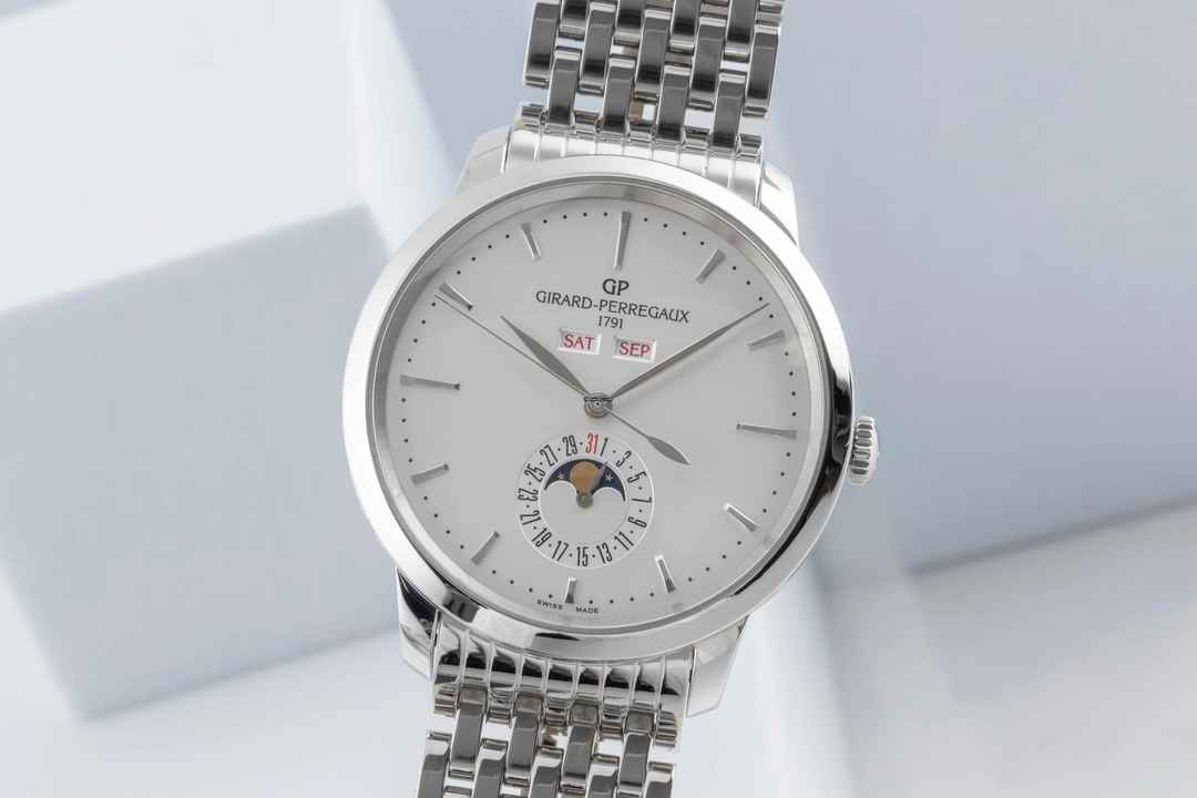  Girard Perregaux 1966 Full Calendar Ref. 49535-11-131-11A Papiere 