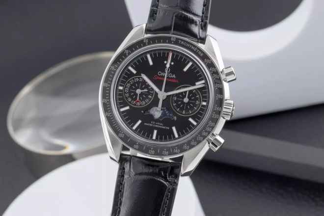  Omega Speedmaster Moonphase Moonwatch Mondphase 304.33.44.52.01.001 B&P 