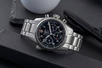 Thumbnail von Longines Spirit Chronograph Stahl Automatik Herrenuhr L3.820.4.53.6 B&P 2021