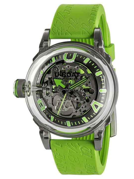  U-Boat 3344 Herrenuhr U-65 Automatik 44mm 5ATM 