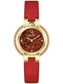  Bulova 97R105 Rubaiyat Autumn Damenuhr 30,5mm 3ATM 