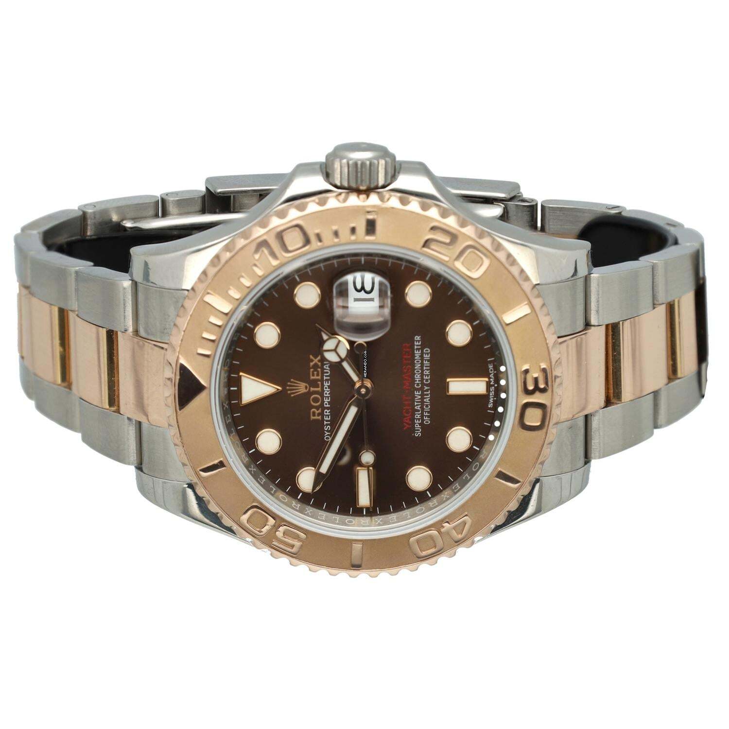 Thumbnail von Rolex Yacht-Master 40 Everose-steel Ref. 116621 Chocolate dial