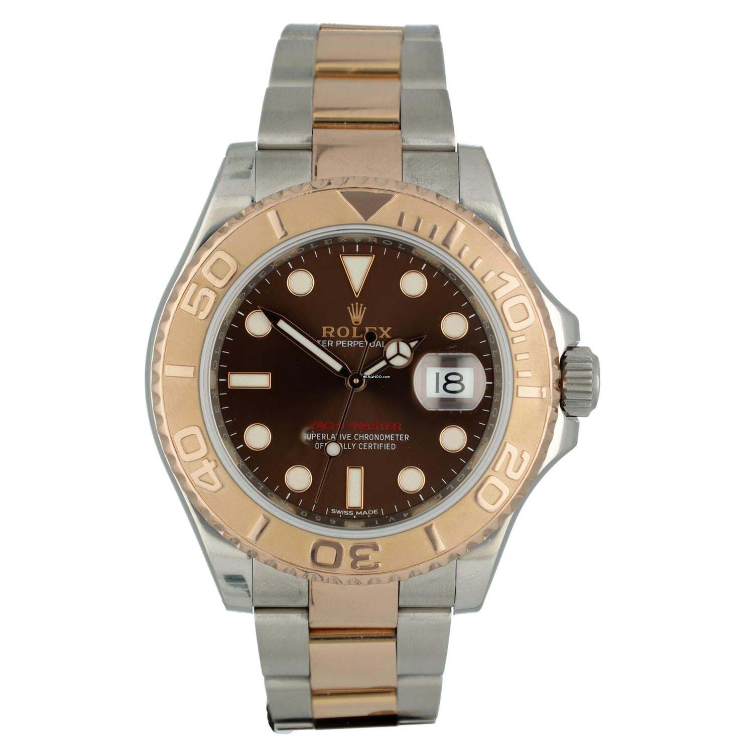 Thumbnail von Rolex Yacht-Master 40 Everose-steel Ref. 116621 Chocolate dial