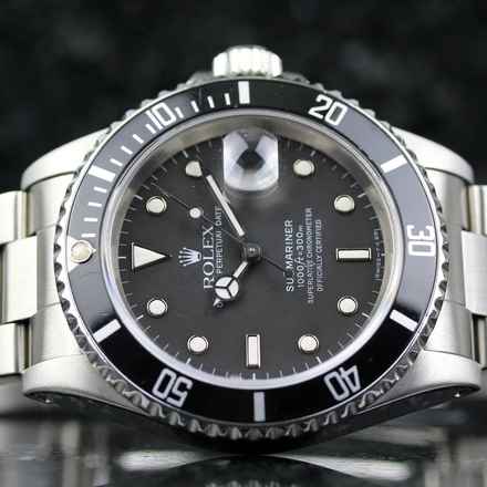  Rolex Submariner Date Patina Matte Dial - Good Condition - L Serial 1990 
