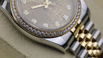 Thumbnail von Rolex Datejust 36 Steel Gold Factory RBR - Champagne - like New - Fullset