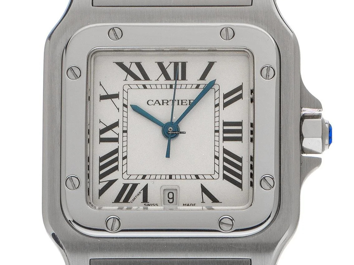  Cartier Santos Galbée GM großes Modell Ref.1564 1999 BoxBeschreibung wie Neu Vintage Santos Galbee GM großes Modell 