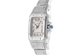 Thumbnail von Cartier Santos Galbée GM großes Modell Ref.1564 1999 BoxBeschreibung wie Neu Vintage Santos Galbee GM großes Modell