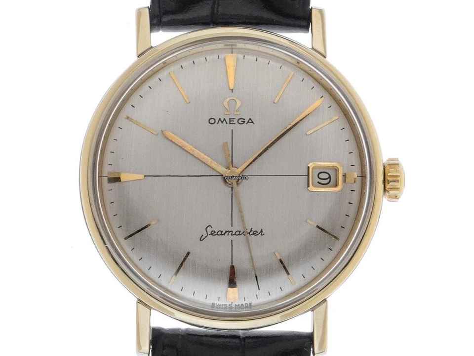  Omega Seamaster Date Ref.14775 62 SC 1962 original Box sehr gut Vintage Seamaster Zentrale Sekunde Automatic 