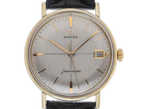  Omega Seamaster Date Ref.14775 62 SC 1962 original Box sehr gut Vintage Seamaster Zentrale Sekunde Automatic 