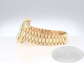 Thumbnail von Rolex Lady-Datejust Gelbgold 750 Diamanten 1996 Automatik Gold Damen 18kt Yellow Gold President-band Chronometer Oyster