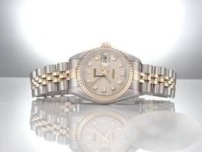 Thumbnail von Rolex Lady-Datejust Edelstahl Gelbgold 750 Diamanten Automatik Gold Stahl Damen Stainless Steel 18kt Yellow Gold Jubilé-band Chronometer Oyster