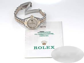 Thumbnail von Rolex Lady-Datejust Edelstahl Gelbgold 750 Diamanten Automatik Gold Stahl Damen Stainless Steel 18kt Yellow Gold Jubilé-band Chronometer Oyster