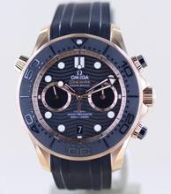 Thumbnail von Omega Seamaster Diver 300 M Chronograph 18K Sedna Gold 44mm B+P Cal 9901