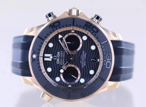 Thumbnail von Omega Seamaster Diver 300 M Chronograph 18K Sedna Gold 44mm B+P Cal 9901