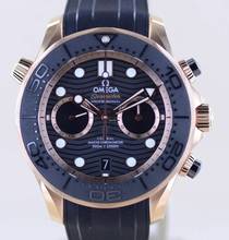 Thumbnail von Omega Seamaster Diver 300 M Chronograph 18K Sedna Gold 44mm B+P Cal 9901