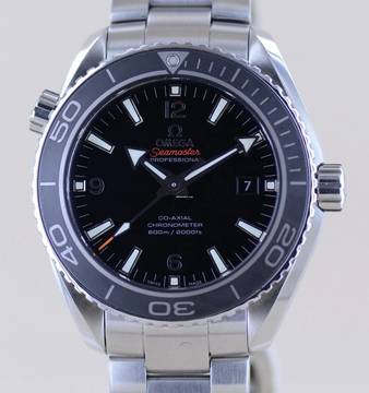 Omega Seamaster Planet Ocean Black 45,5mm Big Size B+P 600M 