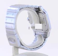Thumbnail von Cartier Santos Galbée Mens Medium Stahl Galbée Roman Dial Quarz Unisex Date