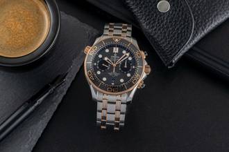 Thumbnail von Omega Seamaster Chronograph Stahl / Gold Automatik Ref. 210.20.44.51.01.001 B&P