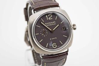 Thumbnail von Panerai Radiomir 8 Days Titanio PAM00346 ungetragenes Sammler Fullset LC100