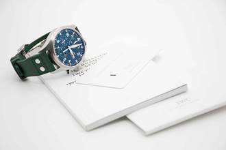 Thumbnail von IWC Fliegeruhr Chronograph Pilots Chronograph 43 Green Edition No. 108/1000