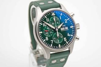 Thumbnail von IWC Fliegeruhr Chronograph Pilots Chronograph 43 Green Edition No. 108/1000