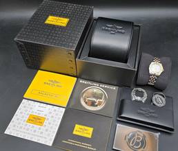 Thumbnail von Breitling Galactic 32 32mm C71356 Cockpit Lady - Rose Gold Steel - with Mother of Pearl & Diamonds Very Good/Like New Condition Full Set 2015