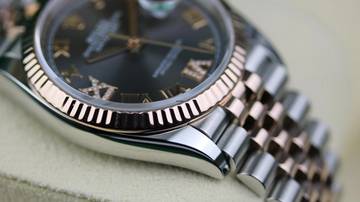 Thumbnail von Rolex Datejust 36 Steel Rosé - Rhodium Grey VIIX - like New - Fullset - 2021