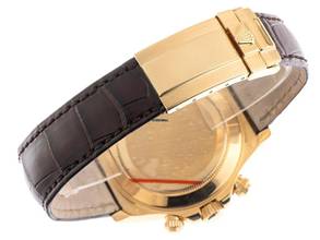 Thumbnail von Rolex Daytona Ref.116518 2010 Box&Beschreibung wie Neu Vintage Daytona 18kt Krokoleder Faltschließe