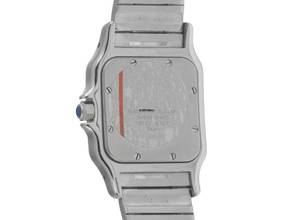 Thumbnail von Cartier Santos Galbée GM Großes Modell Ref.1566 1998 Box&Beschreibung sehr gut Vintage Santos Galbee GM großes Modell