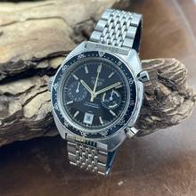 Thumbnail von Heuer Autavia Cal. 12 - Ref. 1163V - Vintage Tropical Dial - Revi papers