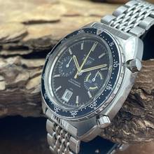 Thumbnail von Heuer Autavia Cal. 12 - Ref. 1163V - Vintage Tropical Dial - Revi papers