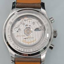 Thumbnail von Longines Heritage 1942 chronograph L2.768.4 automatic black dial 2014