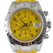 Thumbnail von Tudor Prince Date chronograph 79280P yellow taxi dial