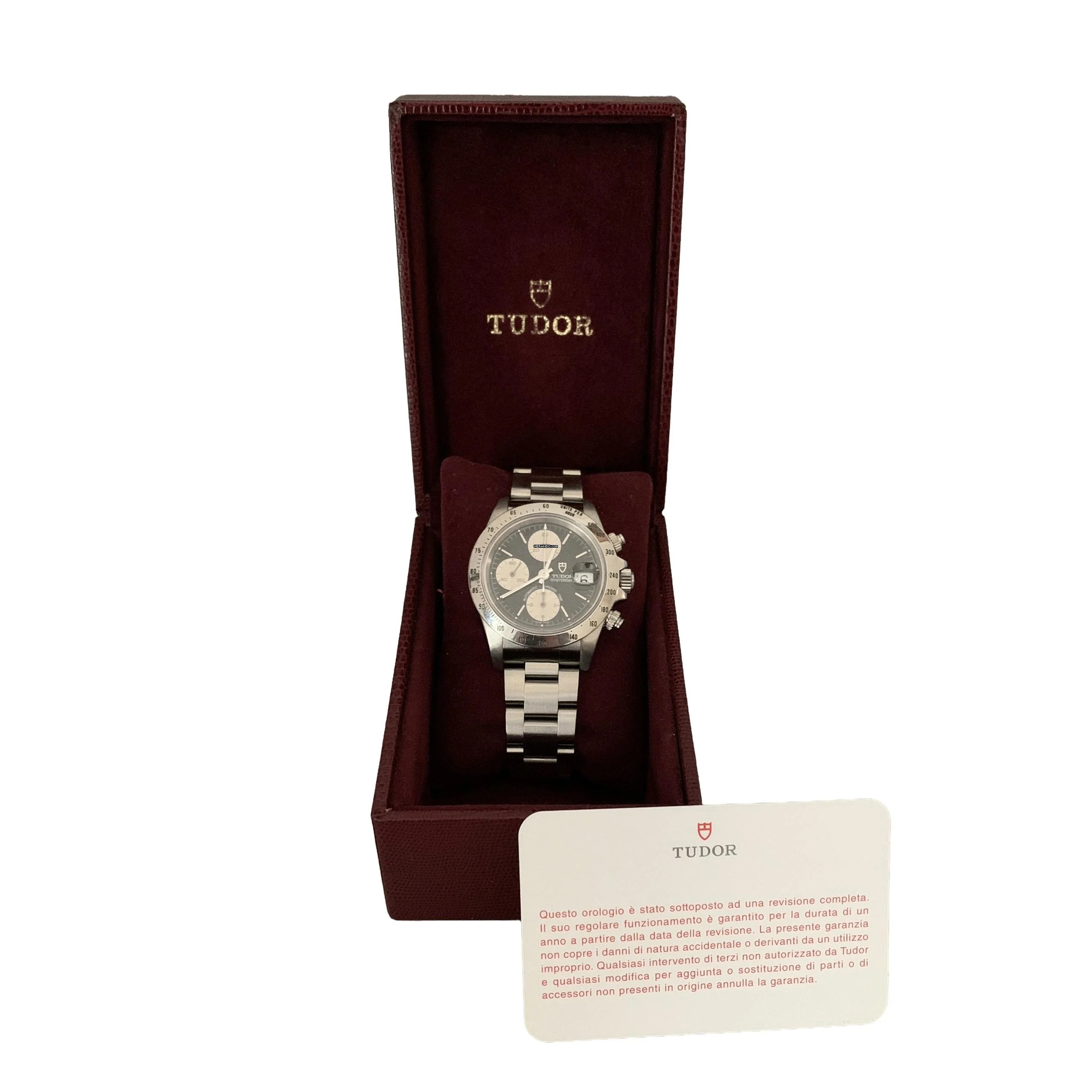  Tudor Prince Oysterdate Daytona 79280 chronograph Oysterdate black dial 1997 