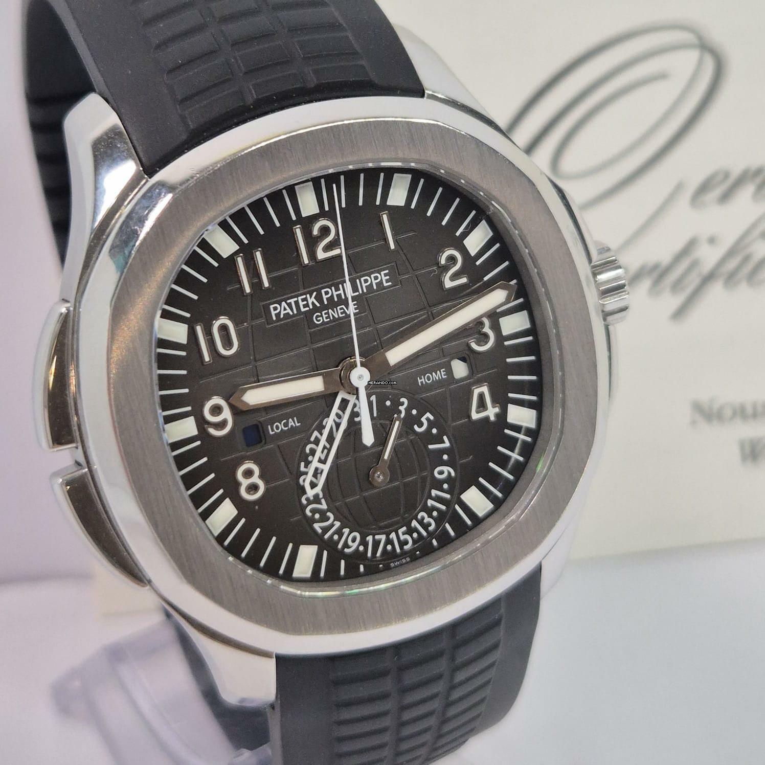 Thumbnail von Patek Philippe Aquanaut Travel Time 40.8mm Automático Completo