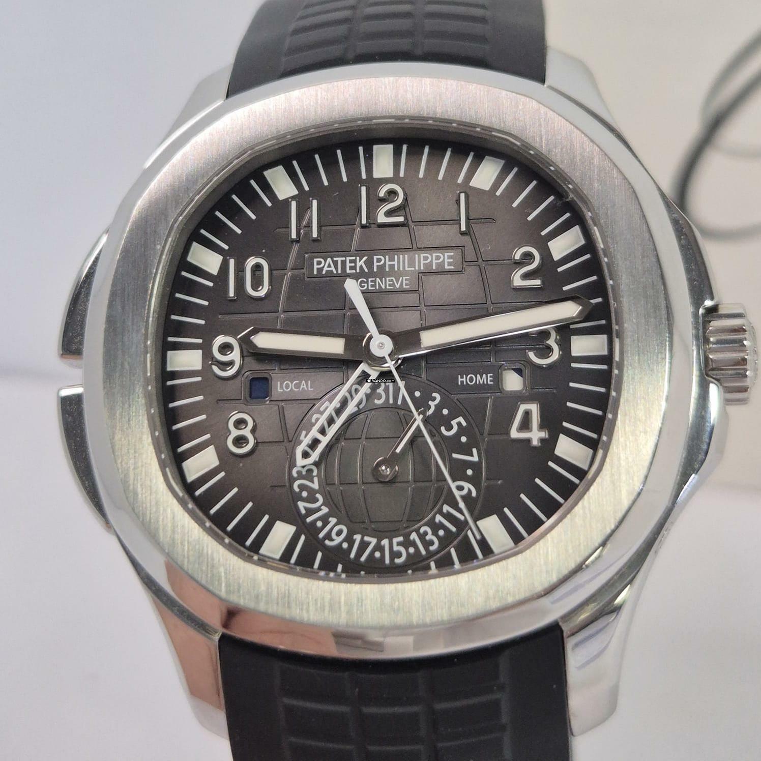 Thumbnail von Patek Philippe Aquanaut Travel Time 40.8mm Automático Completo