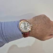 Thumbnail von Cartier Calibre de Cartier Ouro Rosé & Aço 42mm Automát. Completo