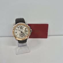 Thumbnail von Cartier Calibre de Cartier Ouro Rosé & Aço 42mm Automático Completo