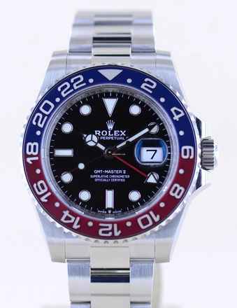  Rolex GMT-Master II 126710BLRO Pepsi Oyster Keramik B+P 