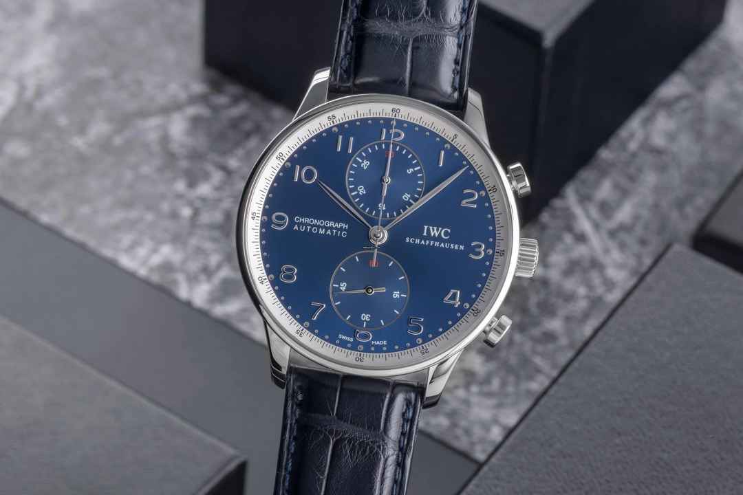  IWC Portugieser Chronograph Laureus Chronograph Automatik Stahl Ref IW371432 Limitiert B&P 