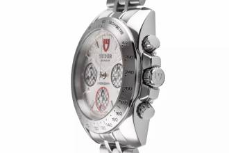 Thumbnail von Tudor Sport Chronograph Silver Dial Edelstahl Automatik Ref. 20300 H-Serie