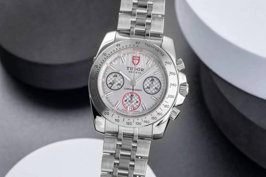  Tudor Sport Chronograph Silver Dial Edelstahl Automatik Ref. 20300 H-Serie 