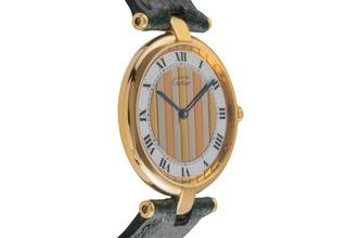 Thumbnail von Cartier Trinity Vendome LC GM Vermeil 925 Silber Trinity Dial Medium Size Ref. 590003