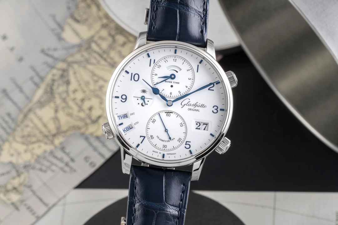  Glashütte Original Senator Cosmopolite Automatik Stahl Ref. 1-89-02-03-02-30 B&P 2023 