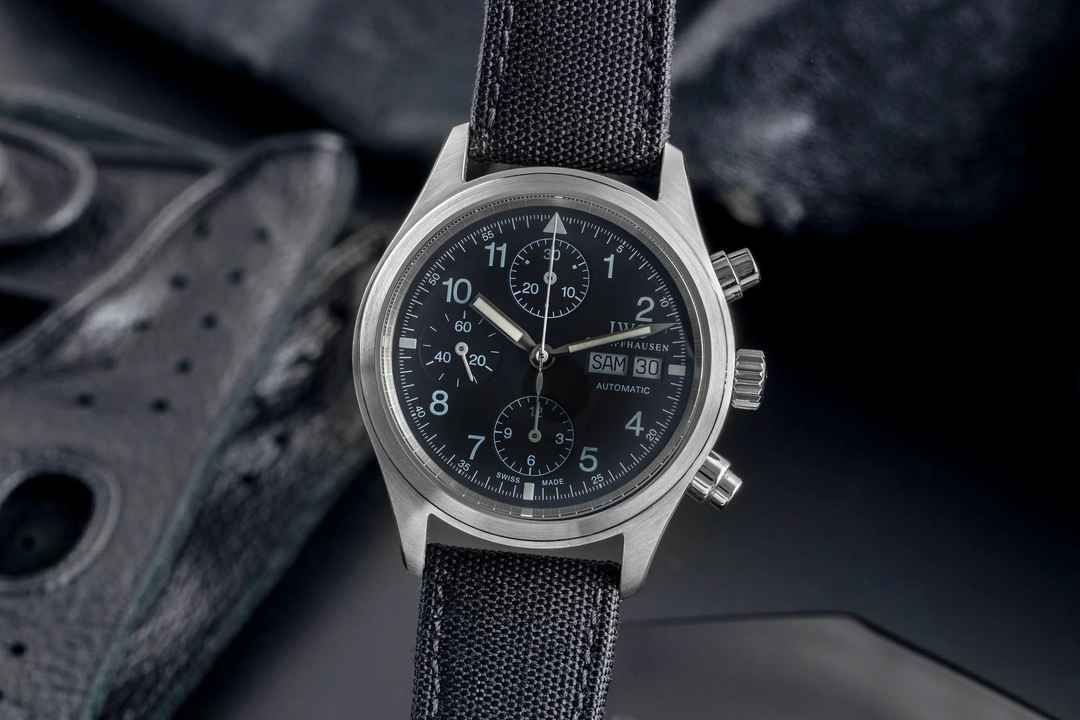  IWC Fliegeruhr Chronograph Fliegerchronograph Chronograph Stahl Automatik Herrenuhr Ref. IW370601 
