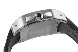 Thumbnail von Cartier Santos 100 Chronograph Stahl / Gold Automatik Ref. W20091X7 Papiere 2015