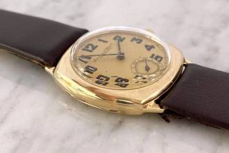 Thumbnail von IWC Solid Gold Cushion Shape Vintage Tank Serviced (430 euro) from 1930ties