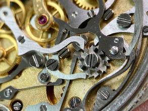 Thumbnail von Omega Classic Serviced EXTRACT 38mm 33.3 Chronograph Vintage CK 987 CK 987