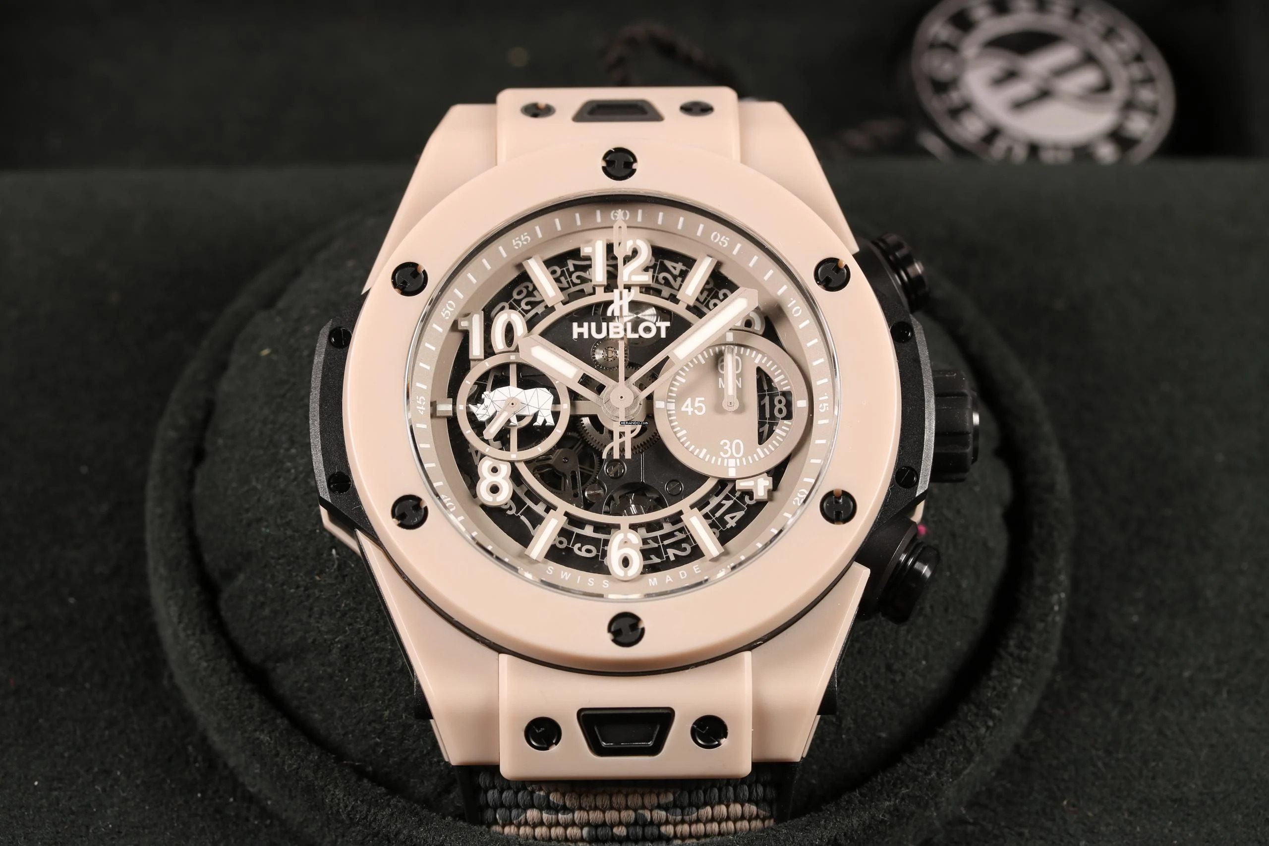  Hublot Big Bang Unico SORAI - Big Bang Skeleton Unico Beige 45 mm - limited edition of 100 pcs. 
