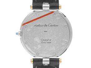 Thumbnail von Cartier Santos Ronde GM großes Modell Ref.8191 1988 Box&Beschreibung sehr gut Vintage Santos Ronde GM Großes Modell